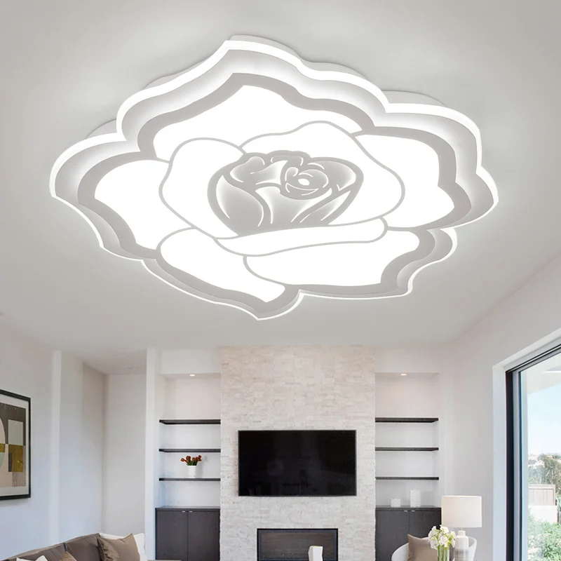 Minimalista Moderno Lampadario LED Light Fixture Rosa Plafoniera per ... Minimalista Moderno Lampadario LED Light Fixture Rosa Plafoniera per ...