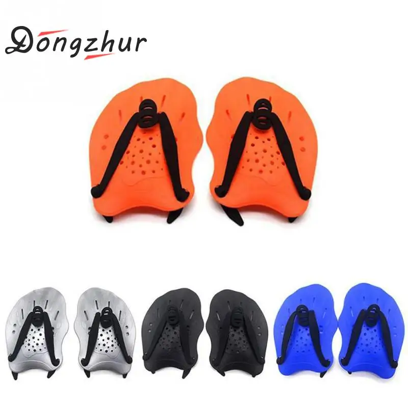 

2pcs Adult And Children Swimming Stroke Professional Adjustable PC Hand Paddle Water Sports Swimming Training Accessories 1Pair
