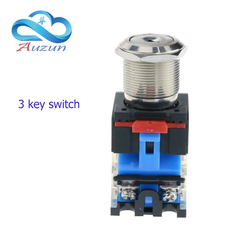 

22 mm band 3 metal knob with large current 10 a high-power key knob switch LA160-22A9-11Y3