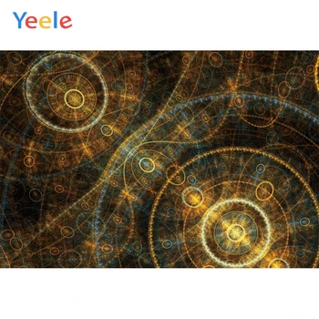 

Yeele Stream Punk Machine Gearwheel Circle Retro Old Photography Backgrounds Customized Photographic Backdrops for Photo Studio