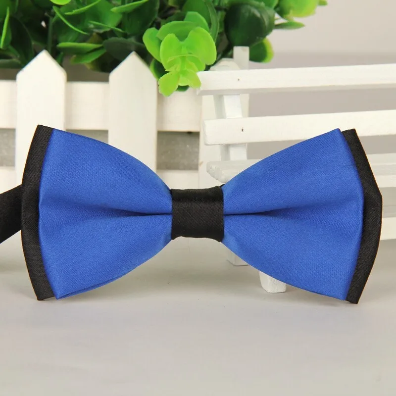 2016 синий и черный Bowties для мужчин 12 см * 6 см мужские галстуки оптовая продажа