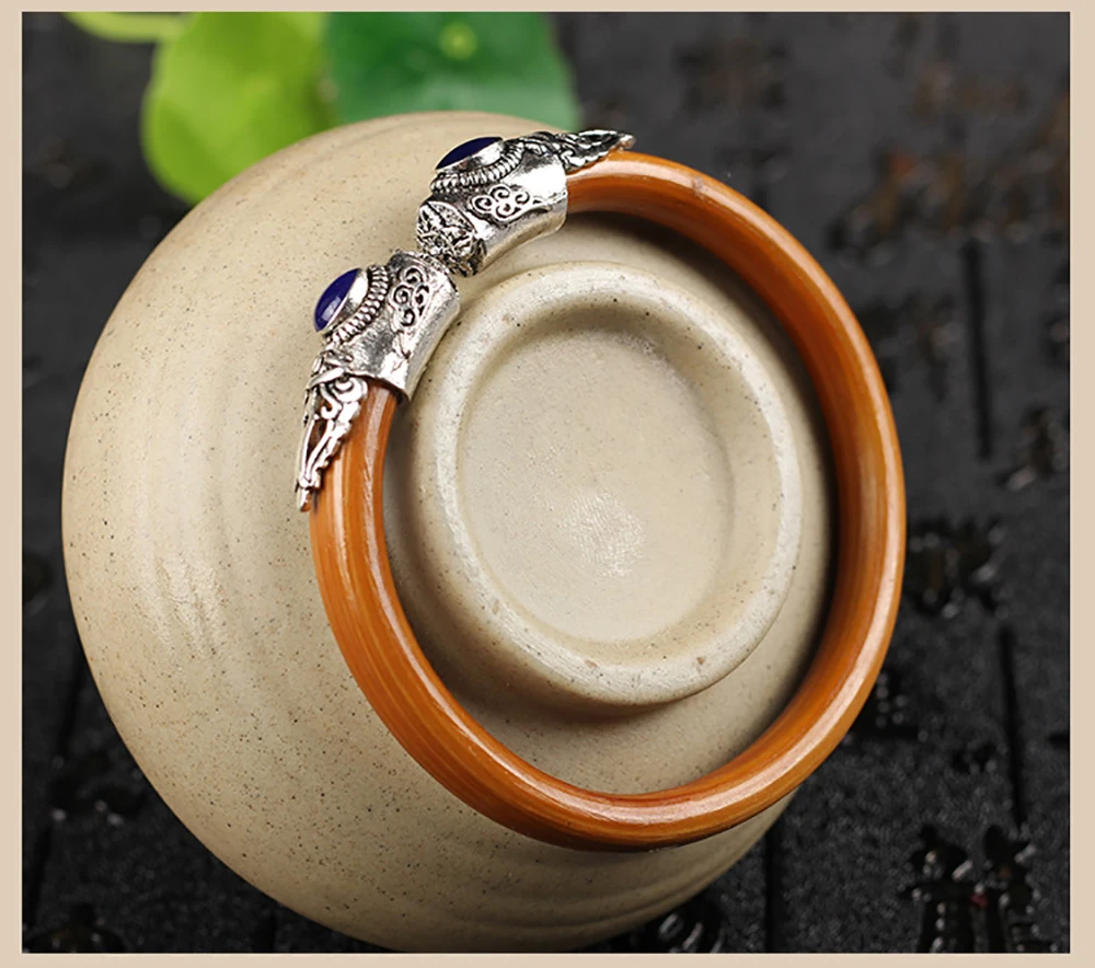 Браслеты и браслеты BOEYCJR из натуральной лозы ручной работы, ювелирные изделия из тибетского серебра, амулеты, винтажный этнический браслет для женщин, подарок