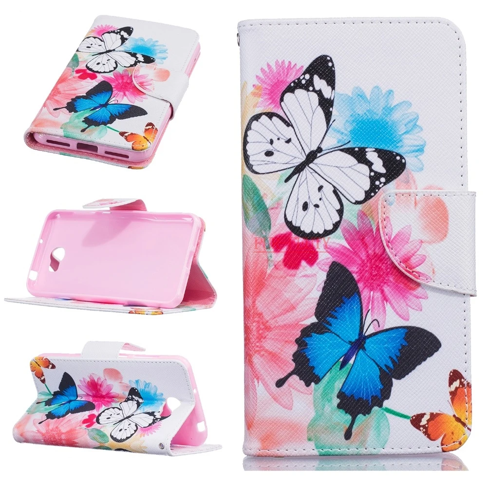 

Flip Huawei Y6ii Compact LYO L21 L02 Case Phone Leather Cover for Huawei Y6 ii Compact LYO-L21 LYO-L02 Y 6 Elite Y6 Elite Bags