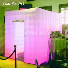 Индивидуальные Портативный led Надувные cube booth палатка, Crazy вечерние Y шкаф для фотобумаги для свадьбы предлагается Ace Air книги по искусству Польша