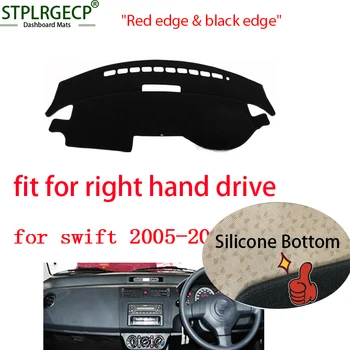 

Right hand drive Double layer Dash Mat Dashmat Dashboard Cover Sun Shade Dash Board Cover Carpet for Suzuki Swift Range Extender