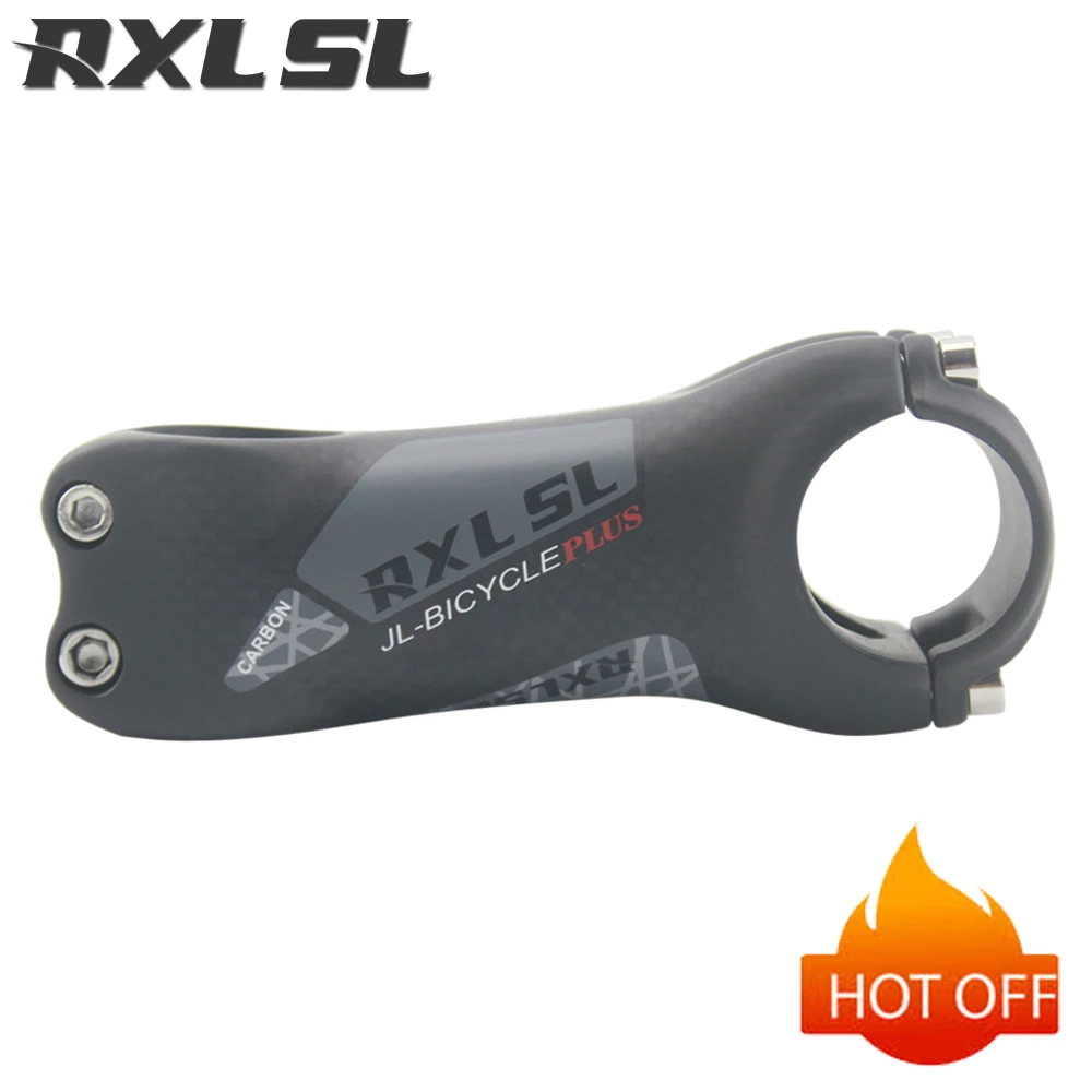 

RXL SL Stem Carbon Bicycle Road 31.8 Stem Carbon Bicycle Road 70/80/90/110/110/120/130 Cycling 6/17 Degree 3K Matte Stems Bike