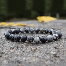 Fashion Map Stone Beaded Bracelets Women Natural Picasso Stones Beads Strand Bracelets Men Handmade Semi-precious Charms Jewelry Fashion Map Stone Beaded Bracelets Women Natural Picasso Stones Beads Strand Bracelets Men Handmade Semi-precious Charms Jewelry