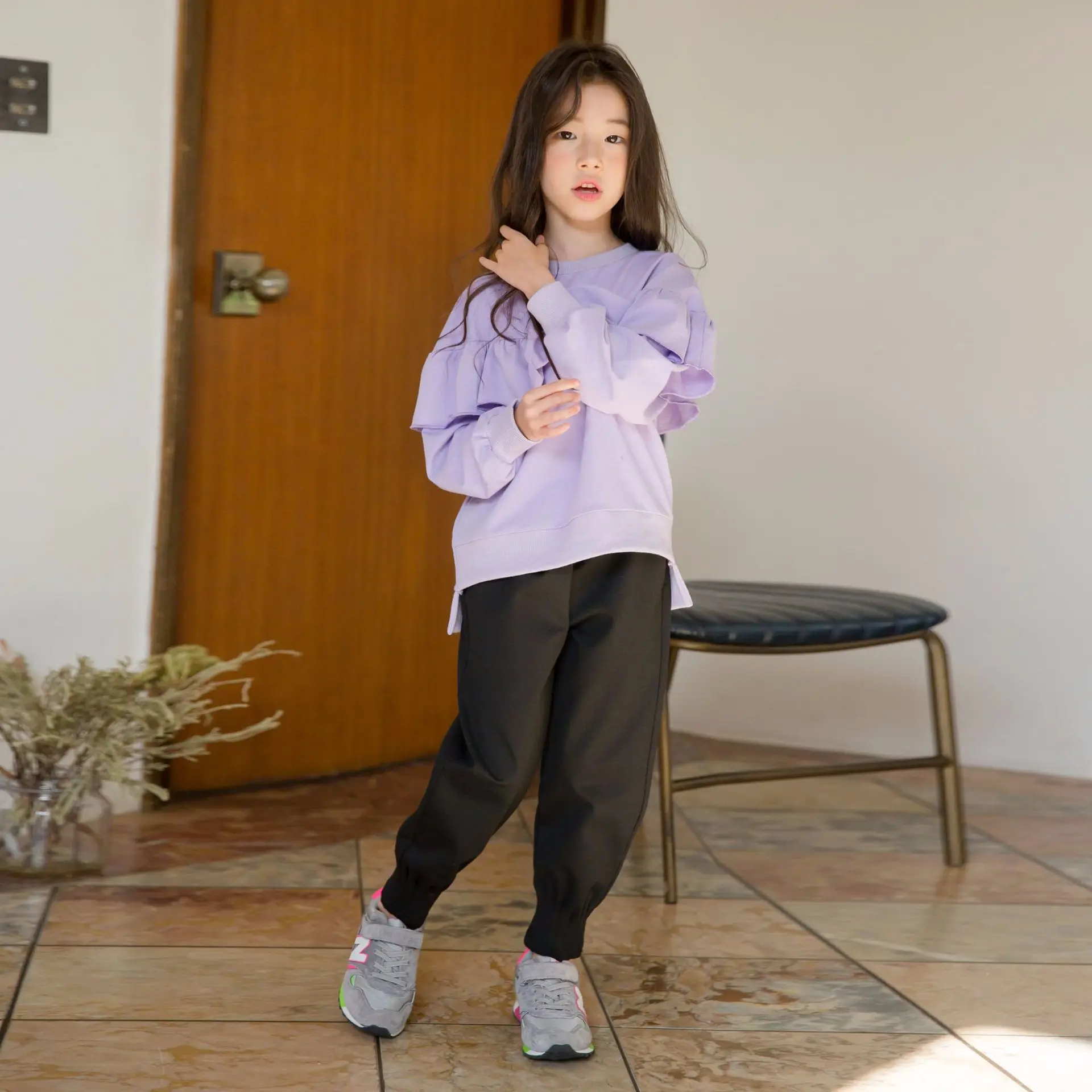 

2018 New Kids Autumn Clothes Set Children Suit Baby Cotton Shirt and Pants Toddler Two Pieces Set Girls Fall Outfits,#3594