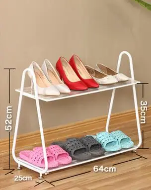 Iron dust dormitory footwear home multi - storey simple storage slippers frame modern economic shoe cabinet Shoe rack iro | Дом и сад
