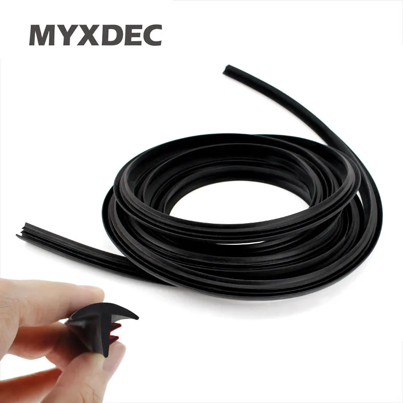 

4 Meters 16mm Width SUV MPV Dashboard Panel Gap Sealing Strips EDPM Rubber Windshield Seal Strip Noise Insullation Sealed Trim