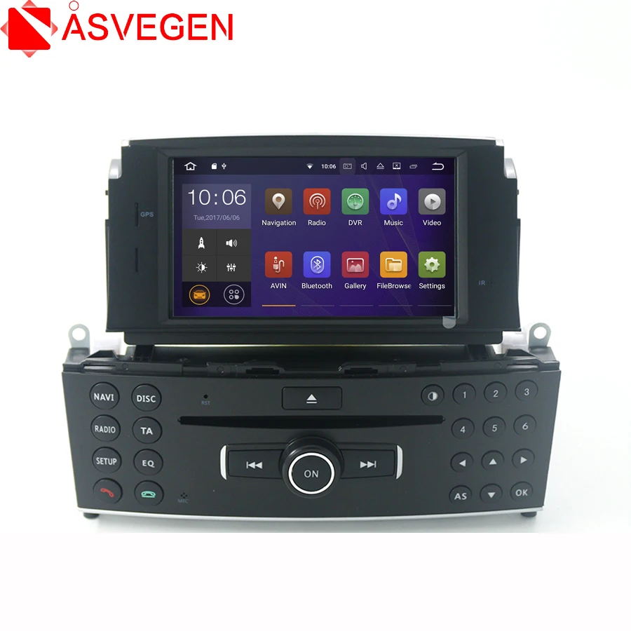 Sale HD Touch Screen DVD Player For Mercedes Benz C200 C180 W204 2007-2010 GPS Navigation Steering Wheel control multimedia 0