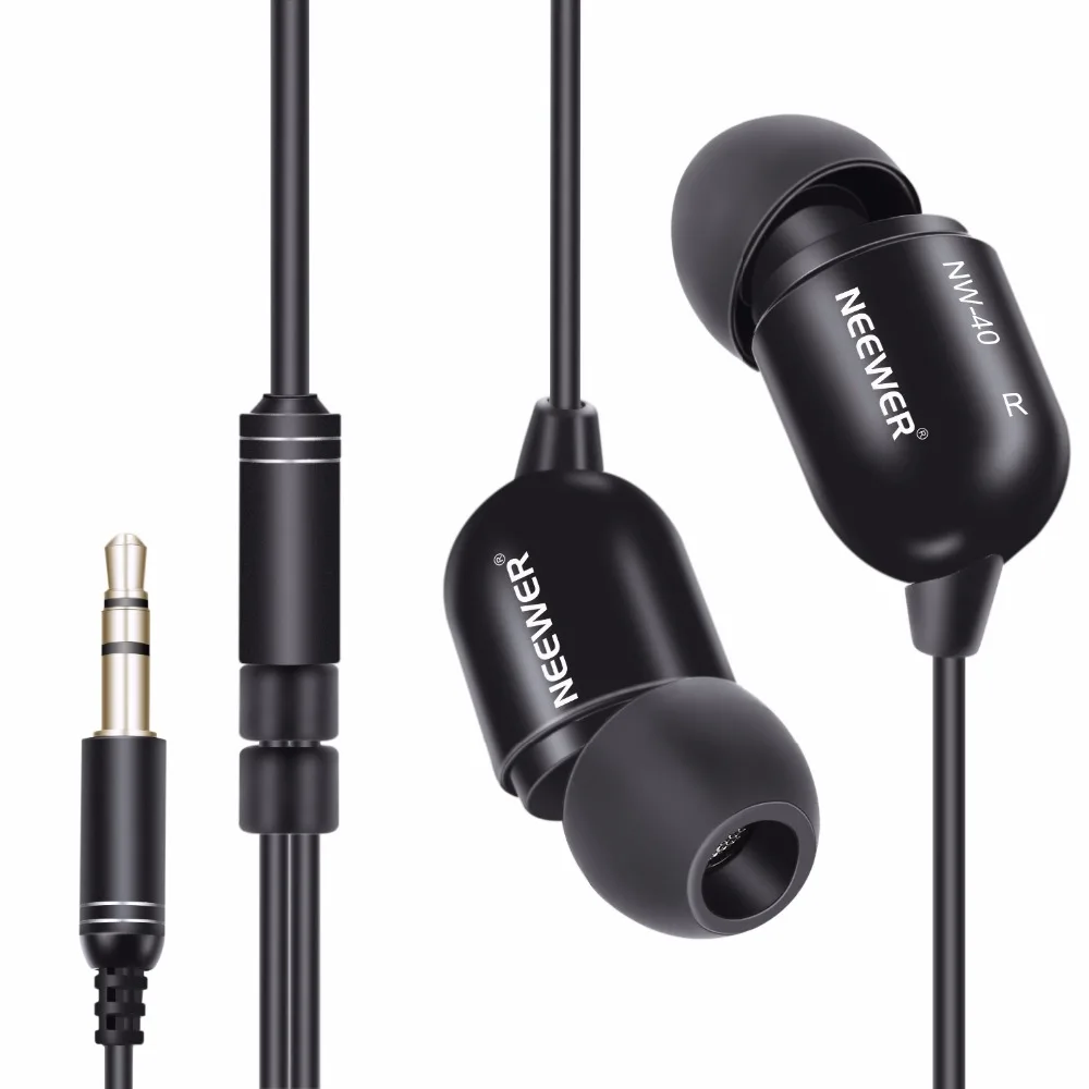 Neewer Running Sport Universal Headphones In Ear Noise Isolating Wired
