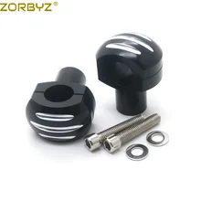 ZORBYZ мотоцикл 1 ''25 мм черный край вырезанный руль стояк крепления зажим для Harley Bobber вертолет крейсер