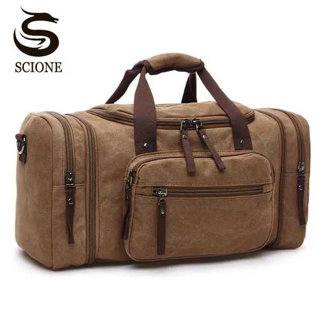 Aliexpress Large Capacity Men Hand Luggage Travel Duffle Large Capacity Men Hand Luggage Travel Duffle Bags Canvas Weekend Shoulder Multifunctional Overnight