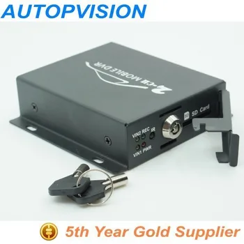 

128GB 2CH mini vehicle DVR D1 resolution with remote control For taxi bus dvr