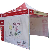 Всплывающие беседки рекламная палатка для мероприятий, 15kgs алюминиевая рама складной навес, рекламный шатер с тремя стенками