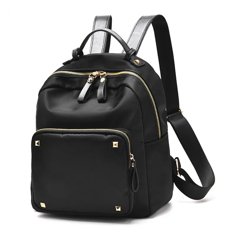 Фиолетовый черный рюкзак стиль Модные Оксфордские рюкзаки для девочек-подростков дорожный рюкзак школьный рюкзак - Цвет: Черный