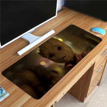 

70x30cm Large Mouse Pad Groot Rocket Raccoon Gaming Mousepad Gamer Anti-slip Natural Rubber Locking Edge Pc Accessories