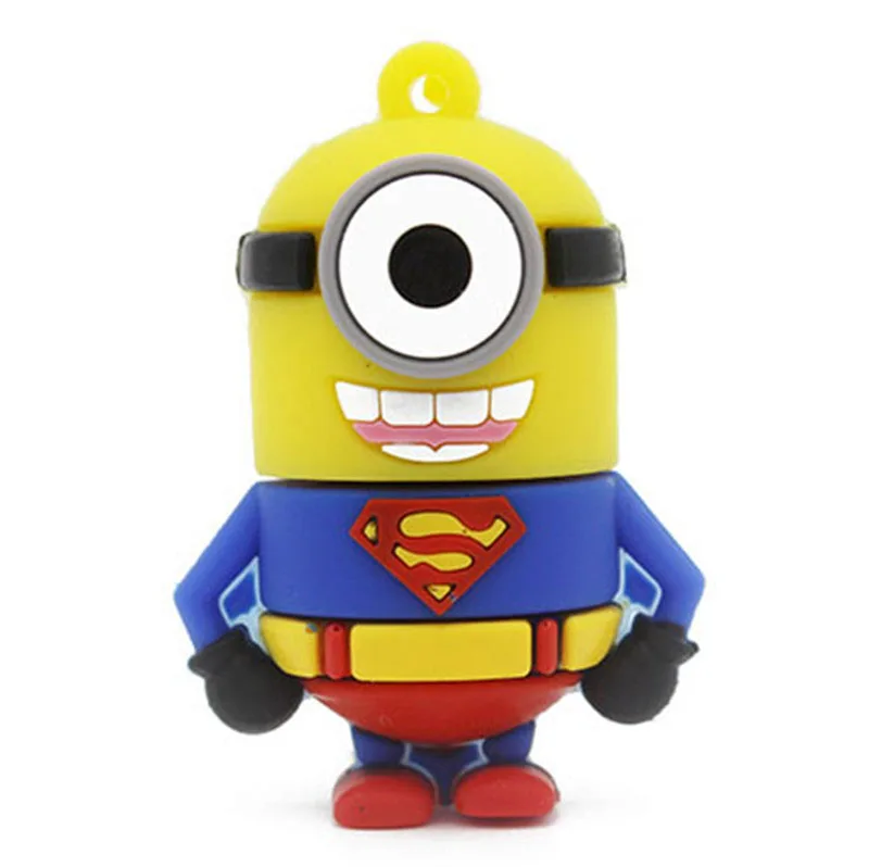 JASTER мультфильм маленький желтый человек Супермен Usb флэш-накопитель 4 ГБ 8 ГБ флэш-накопитель Usb 16 ГБ 32 ГБ Usb 2,0 U диск Memory Stick U - Цвет: T5