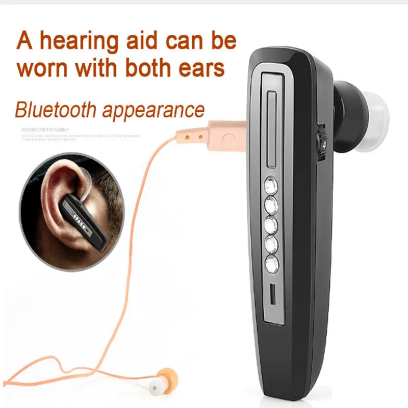 NEW Rechargeable Best Sound Amplifier Digital Bluetooth Hearing Aid Headphones for Deaf S 101