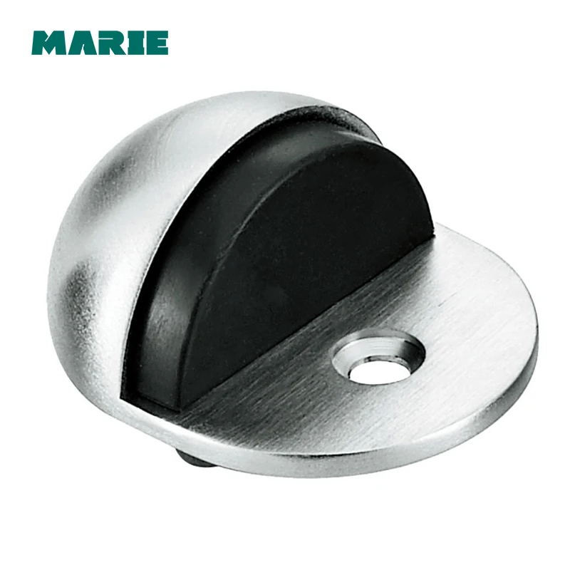 DS004 zinc alloy Door Stopper Holder Toilet Glass Door Hidden Doorstop Furniture Hardware
