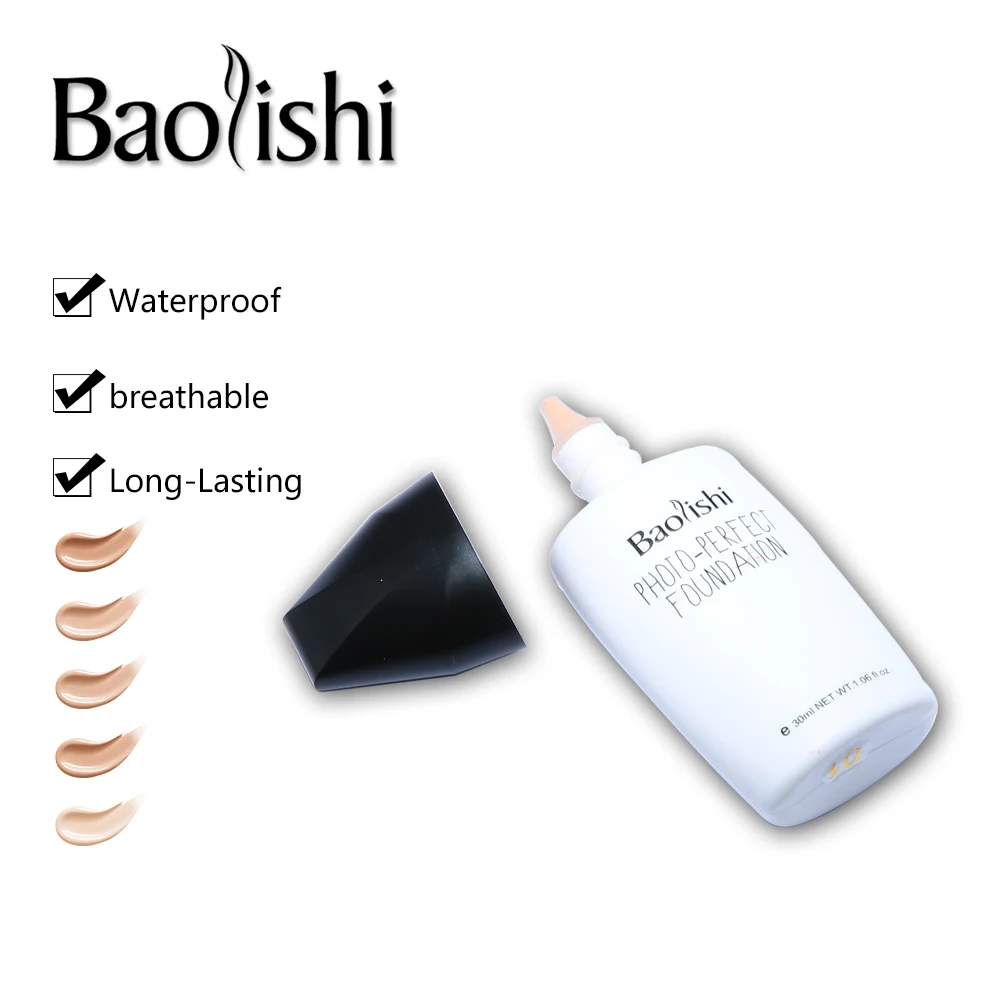 Baolishi 5 цветов основа для лица жидкое косметическое средство основа BB крем корректирующий крем Отбеливающее масло для макияжа-контроль увлажняющий крем