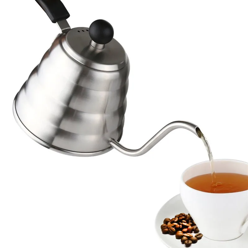

ZORASUN Coffee Pot Pour Over Coffee Kettle 304 Stainless Steel Coffee Drip Kettle Teapot 1.2L for Aeropress Chemex Coffee Maker