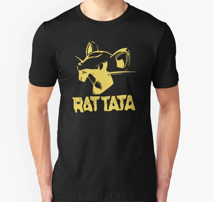

Men Short sleeve tshirt RAT TATA RATATAT Music Band Mashup Unisex T Shirt Women t-shirt