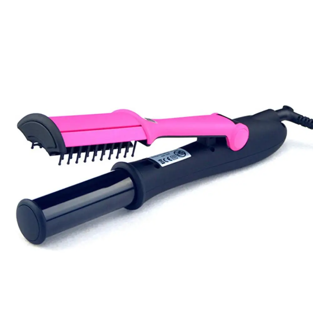 

Hair Straightening Iron Curling Style 2 in 1 Without The Damage Hair Straightener Flat irons Hair Styling Tool