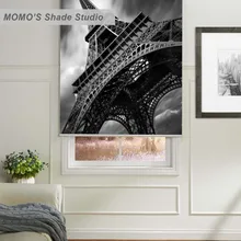 Момо Термальность изоляцией плотные Ткань пользовательские живописи окна Шторы рулонные шторы, жалюзи, PRB set400-403