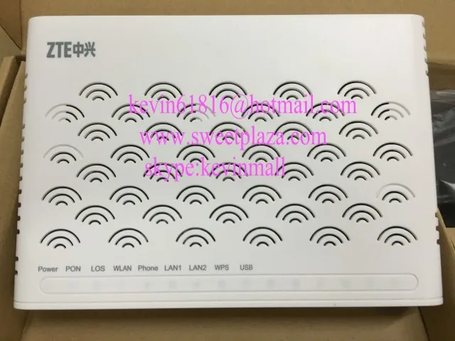 ZTE GPON ОНУ zxhn f612w с 2 портами Ethernet + 1 Голосовой порт WiFi маршрутизатор sip или h.248