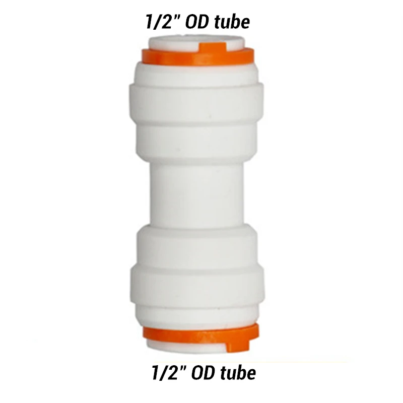 2 шт обратного осмоса RO быстрое соединение 1/2 дюймов OD шланг трубка 1/" 3/8" Женская пластиковая труба быстрые разъемы - Цвет: C