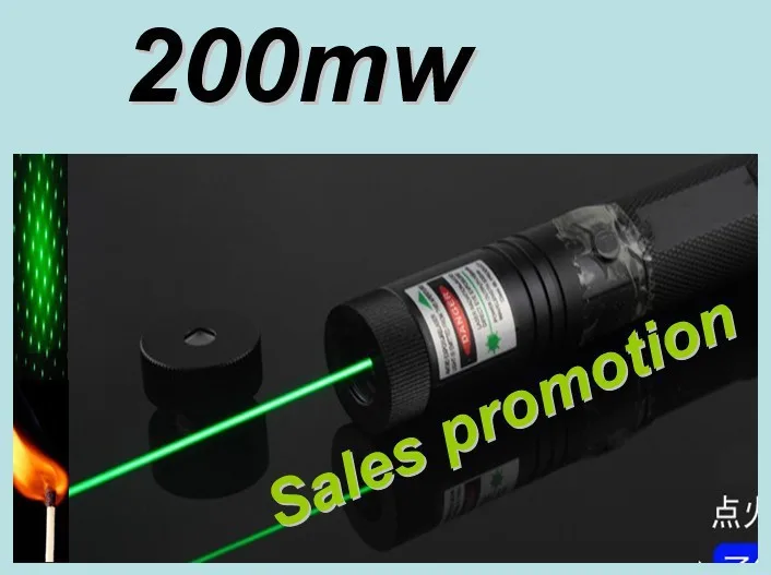 NEW!!!Top Laser 303 200mW Green Pointer Adjustable Focal Length and with Star Pattern Filter WITH 4000mah 18650 battery +c |