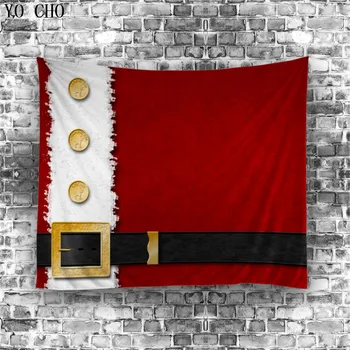 

YO CHO Cartoon Star Christmas Tapestry Colored Printed Decorative Mandala Tapestry Santa Claus Snowman Cat Wall Carpet Tapestry
