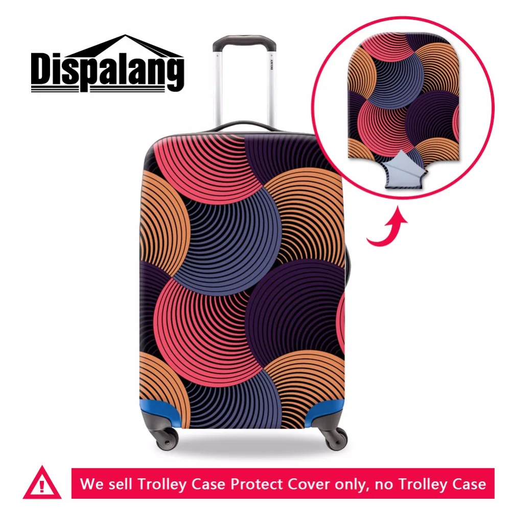 Dispalang Geometric Luggage Protective Floral Stretch Luggage Cover