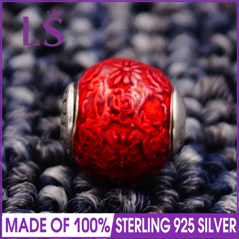 

LS High Quality 100% S925 Silver Essence Freedom Charm Beads Fit Original Essence Bracelets Pulseira Essencia.100% Fine Jewlery