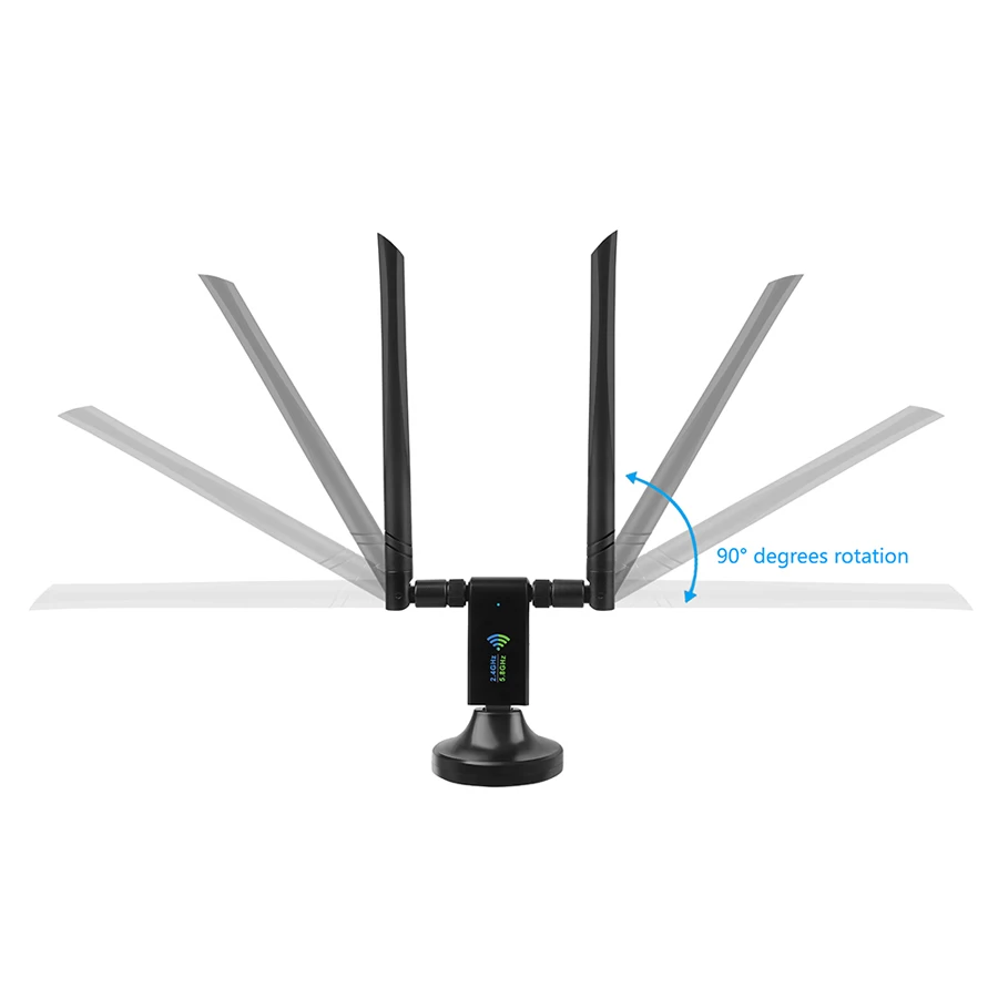 AC1750 Dual Antenna wireless USB adapter USB3.0 2.4 5G dual-band wifi receiver (11)
