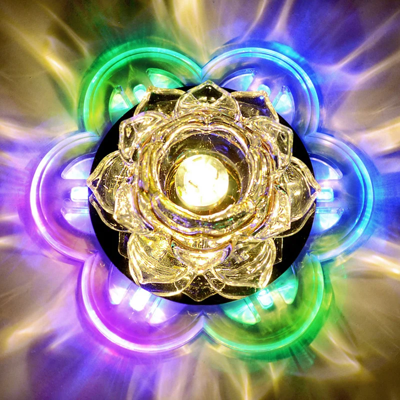 

3 Вт потолочные светильники, современные хрустальные светильники для гостиной, спальни, прохода, коридора, бликовое освещение, стеклянные потолочные лампы