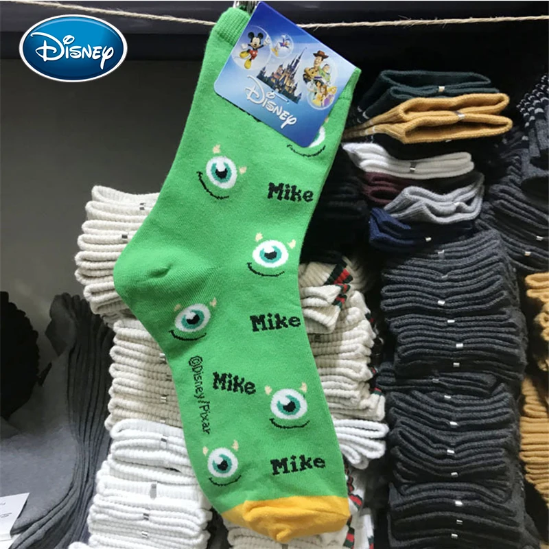 Disney носки с принтом женские для девочек милые Дональд Дак Микки Маусом детская