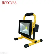 1 шт. 10 Вт светодиодное прожекторное освещение перезаряжаемая светодиодная аварийная лампа портативный прожектор на батарейках Водонепроницаемая наружная светодиодная точечная лампа