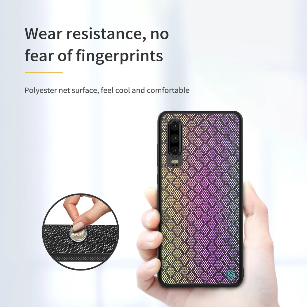 Чехол Nillkin для Huawei P30 Pro светоотражающий чехол серии из полиэстера с сетчатыми