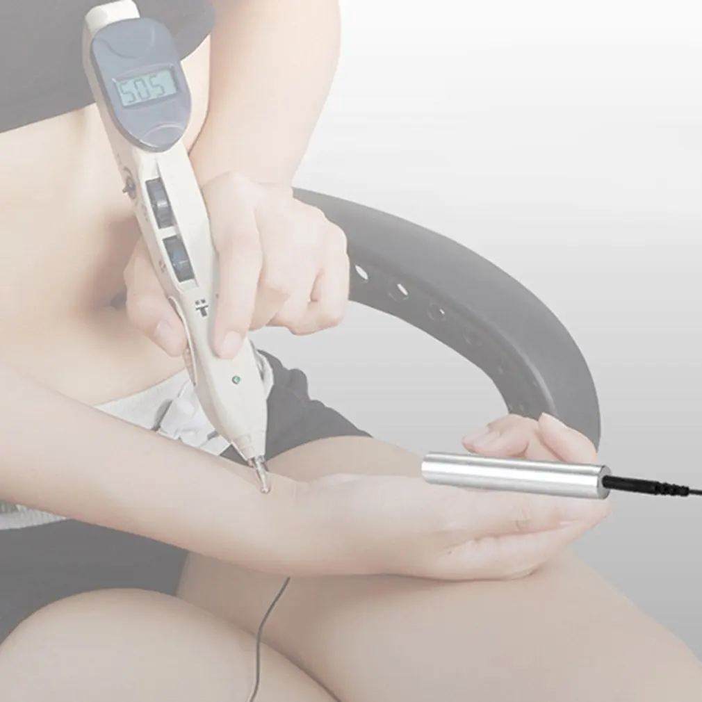 LCD Electronic Acupuncture Massager Meridian Pen Health Care Monitor Electric Meridians Laser Acupuncture Magnet Therapy LCD Electronic Acupuncture Massager Meridian Pen Health Care Monitor Electric Meridians Laser Acupuncture Magnet Therapy
