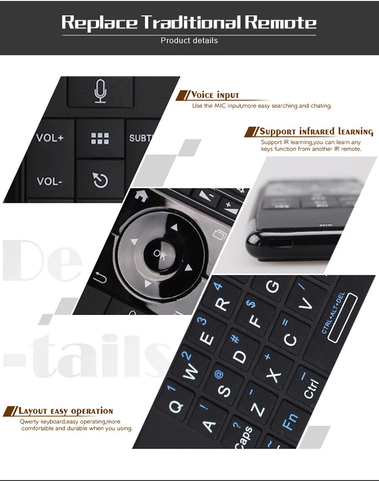 IR learnging function enable you to replace the tranditional remote aliexpress