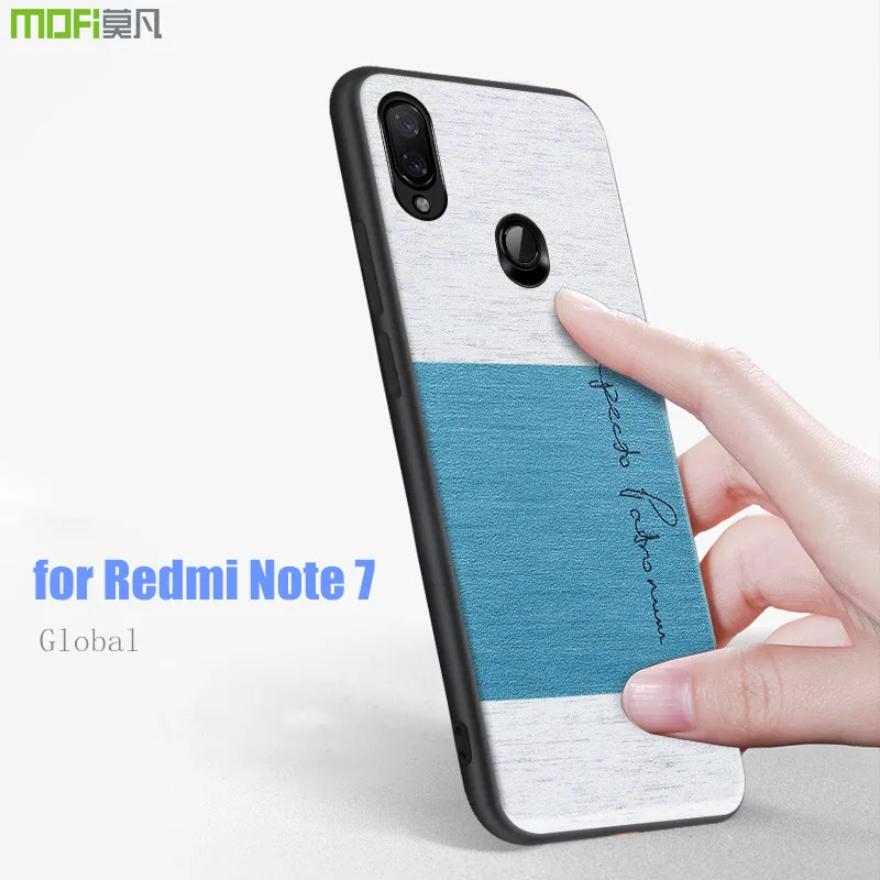 

For xiaomi redmi note 7 global case non-slip soft touch cover MOFi original protective back cover redmi note7 pro cloth cases
