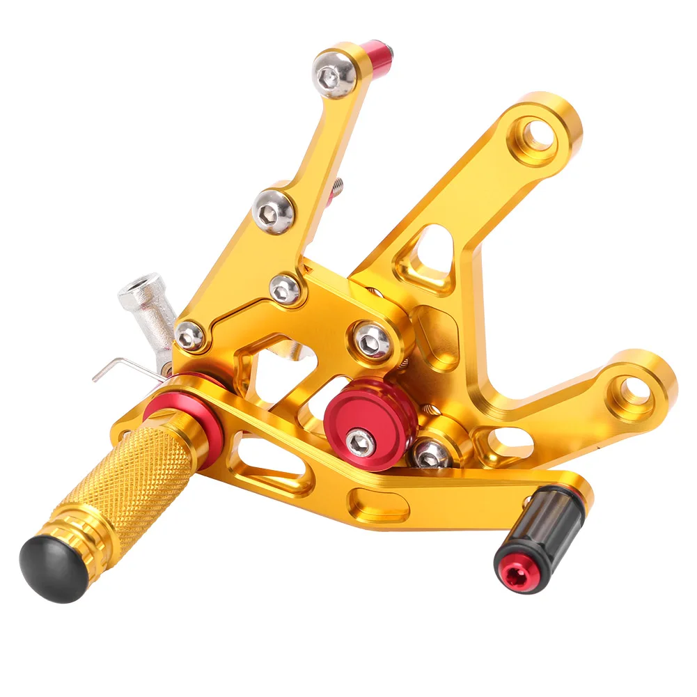 CNC Adjustable Motorcycle Rearset Rear Set Footpegs Footrest For Yamaha  MT-10 FZ-10 / MT10 FZ10 2016-2017
