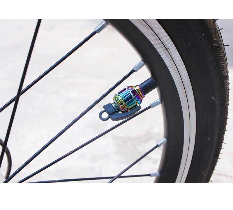 Auto Bicycle Bike Car Tire Valve Caps Tyre Wheel Air Stems Cover Airtight Rims Bike Valve Cap Gre-nade Design Cycling Accessory - Цвет: Colorful