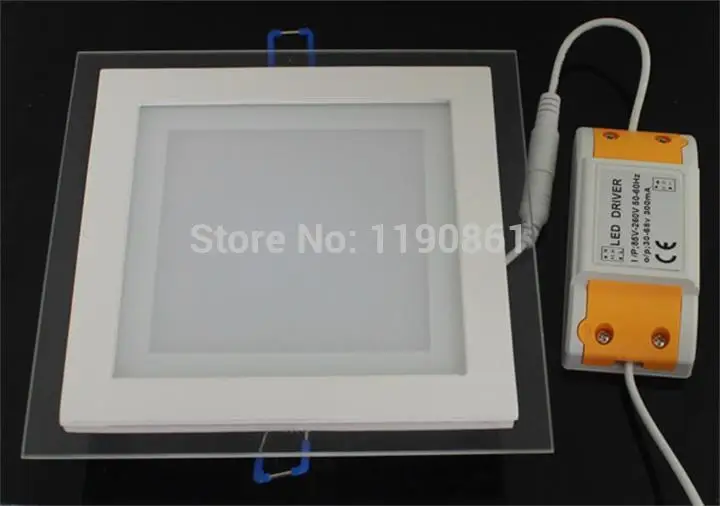 12W Led Recessed Ceiling Lights Kitchen Bedroom Lighting AC85-265V led panel light square round Free Shipping | Лампы и освещение