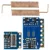 Радиочастотный модуль 433 МГц для Arduino 433 МГц, модуль радиочастотного приемника, комплект беспроводной связи + 2 шт 433 МГц Пружинные антенны - изображение