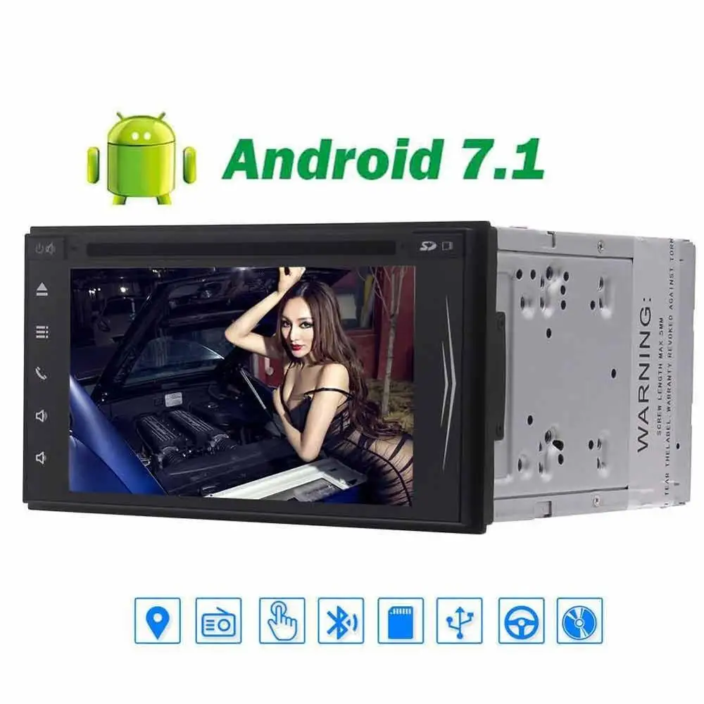 Clearance Android 7.1 Octa-core car styling Car Stereo with Touch Screen 7