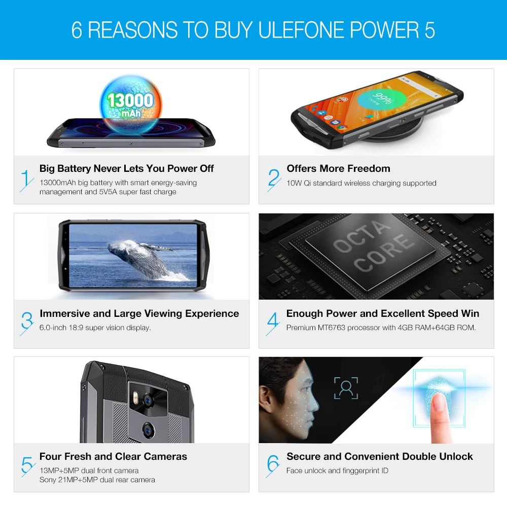 Ulefone Power 5s 6.0